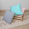 Pillowcase 40x40 cotton jersey knit, dark green