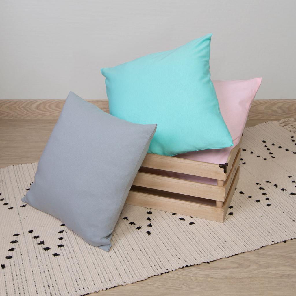 Pillowcase 40x40 cotton jersey knit, dark green