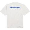 Balenciaga Футболка FW25 Обычный крой Унисекс Потертая Белый 764235TSVO98016