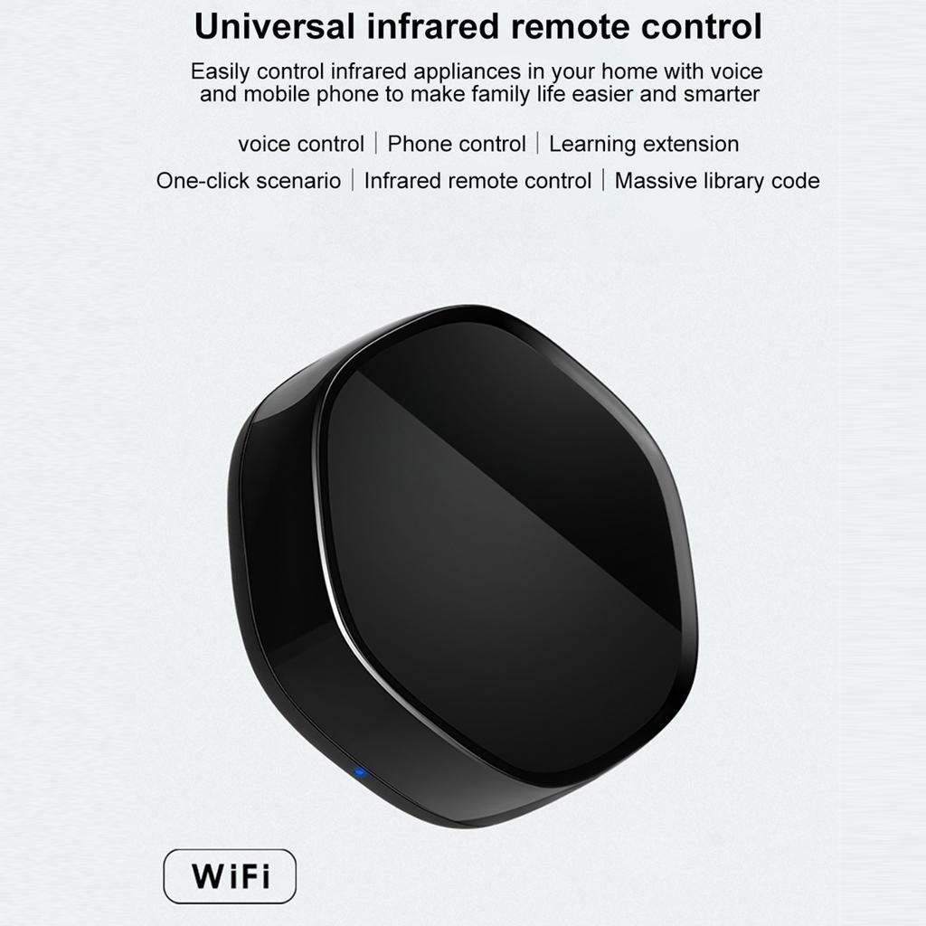 YRC11 ИК-пульт дистанционного управления Умный дом WiFi-пульт управления Умная жизнь Управление через приложение Совместим с Голосовое управление Ассистентом для ТВ-приставки