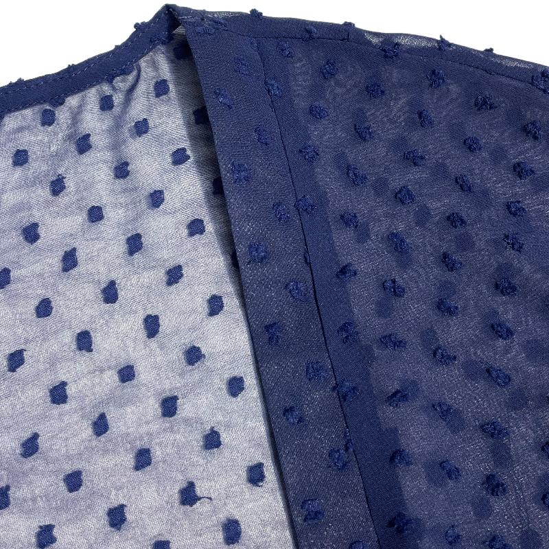 Fashion Thin Long Sleeve Plus Size Casual Blouse Women Summer Solid Elegant Loose Cardigan Shirts Women Tops See Through Sexy Ladies Blouses 25904