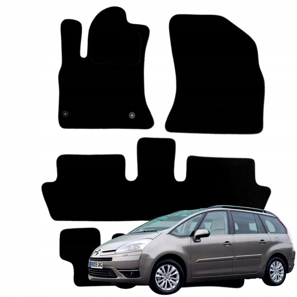 Citroen c4 picasso i dywaniki welurowe do auta 2007-2013 b