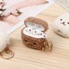 Fashion Silicone Cute Earphone Cover Fluffy Bear Earphone Case Headphones Fur Case Headphone Box