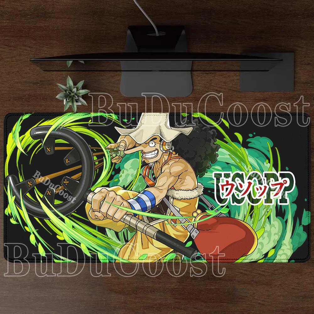 Luffy Roronoa Zoro One Piece Gaming XXL Mouse Pad anime HD printing Mousepad PC Keyboard overlock Non-Slip base Office Desk Mat
