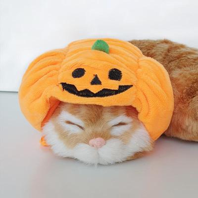 Тыквенная шляпа для собаки и кошки, костюм на Хэллоуин