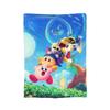 Cartoon K-Kirbys Blankets Coral Fleece Plush Print  Breathable Warm Throw Blankets for Bed Office Bedspreads