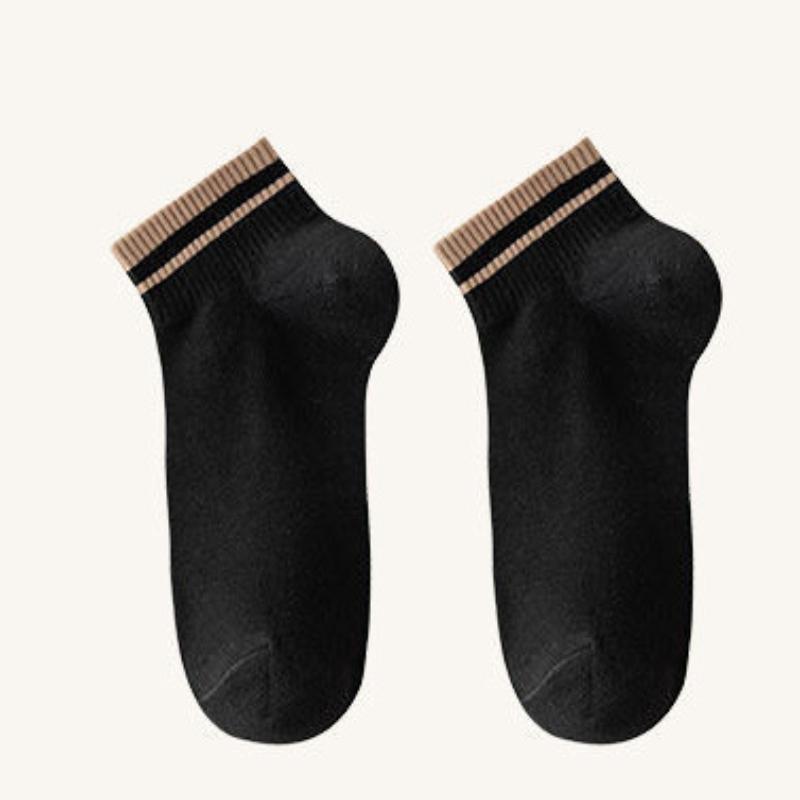 Spring and Autumn Japanese Striped Men's Mid-calf Socks Sports Sweat and Anti-odour Long Socks