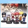 Naruto 6pcs Character Pvc Toy Model Desktop Decoration Child Gift Christmas