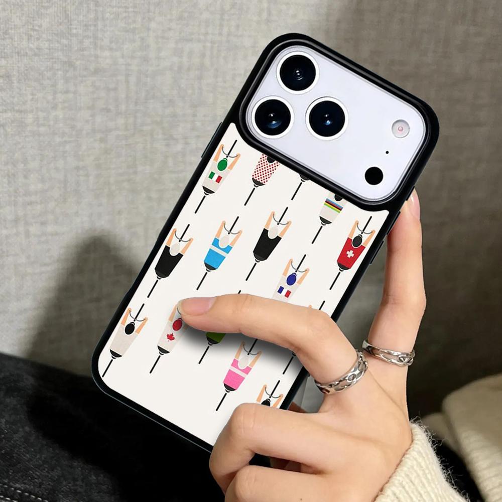 Capa Case for iPhone 17 Air 16 Pro Max 15 Plus 11 13 Mini 14 12 Back Phone Cover Mountain Bike Cycling