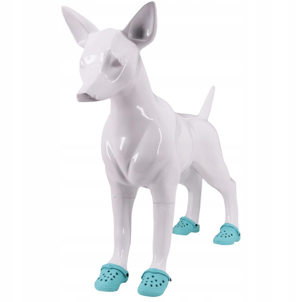 Anti-Slip Shoes For Animals Dogs Cats Clouds 1 Pair Blue