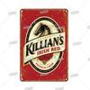 Винтажная металлическая табличка Jim Beam Bulmers Whisky Ретро Металлическая Пластина для Дома Клуба Ирландского Бара Настенный Декор Декоративная Настенная Тарелка для Дома