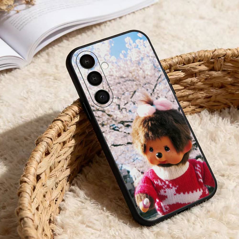 Cute M-monch-hichis Phone Case For Samsung Galaxy A91,80,73,72 ,71,53,52,32 ,31,22,21s,20,Soft Black Case
