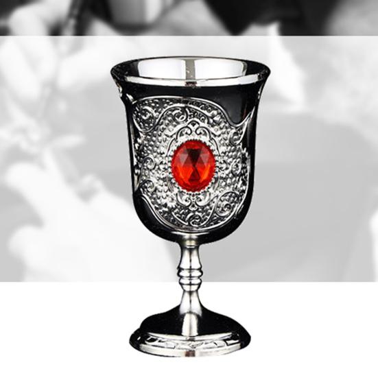 Металлический бокал для вина, небольшой высокостабильный портативный полезный кубок для духов для кухни