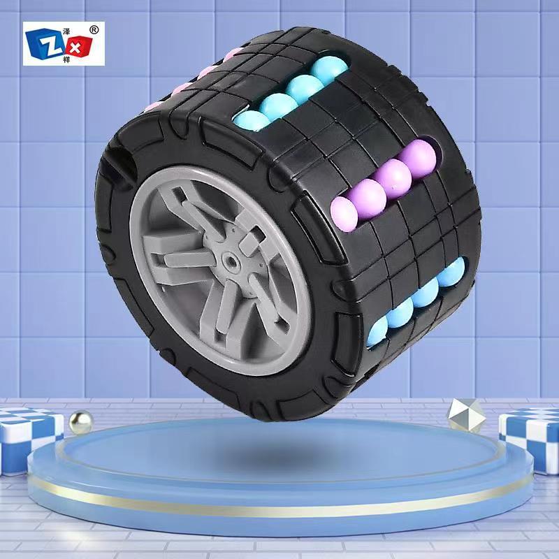 Magic Bean Rotating Cube Toy Fidget Spinner Ball Bead Puzzle Kids Kindergarten Educational Stress Relief Hand ToyMX633-117A