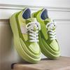 Новые стильные кроссовки Harajuku Green Platform Sneakers для мужчин, весна-осень, массивная уличная обувь, дизайнерская обувь, оригинальные мужские кроссовки, скидки
