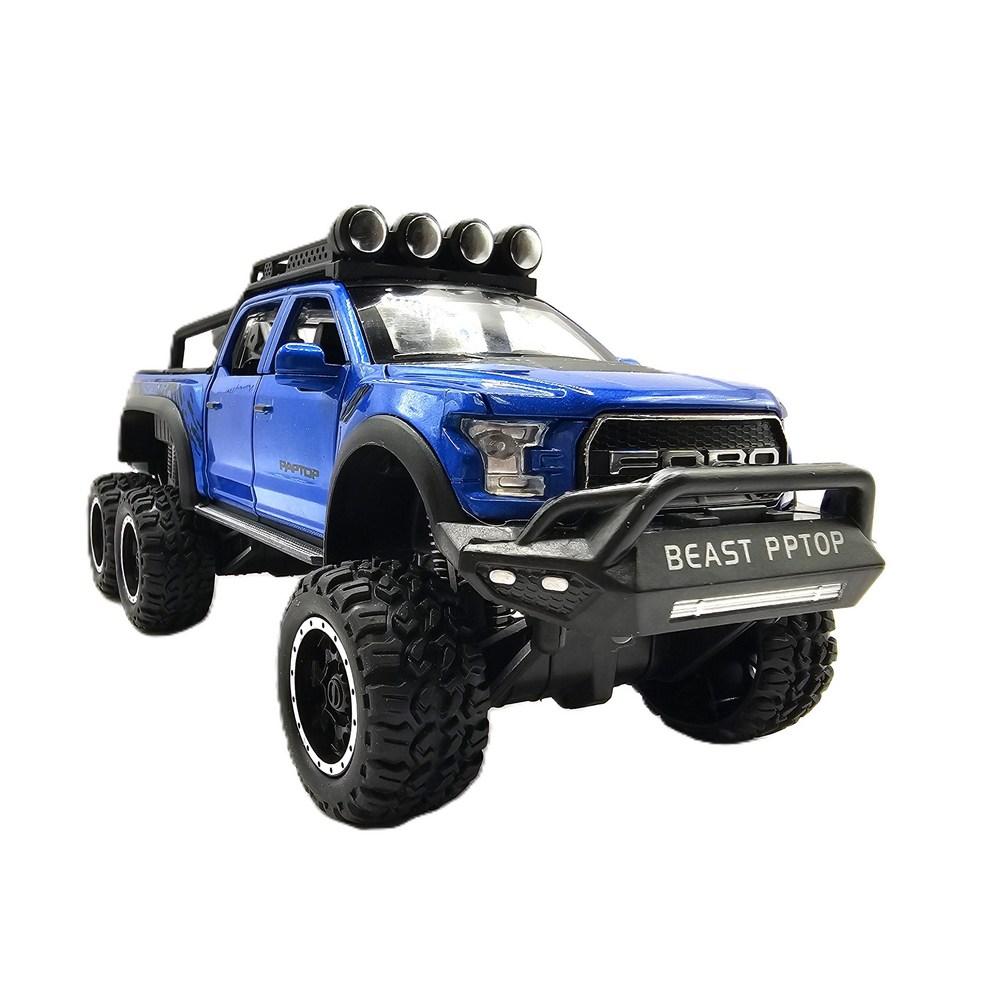 Ford Beast Raptor Внедорожник 1:24 Литая модель автомобиля - Синий