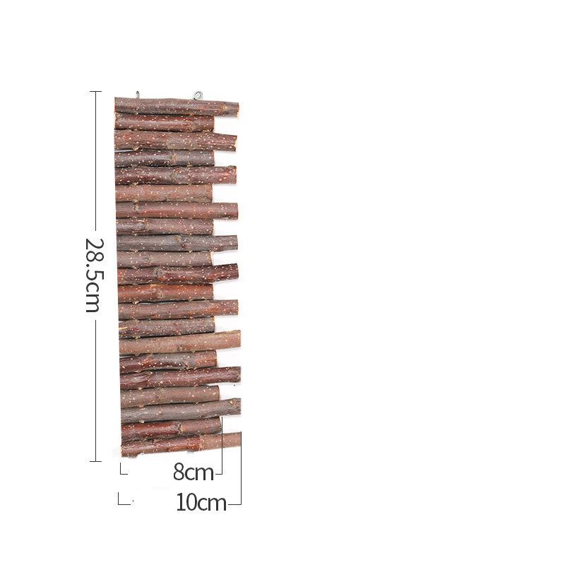 Wooden Hamster Ladder Bird Ladder Climbing Ropeway Pet Training Parrot Boardwalk Parrot Bird Toy Long Climbing Ladder 50cm