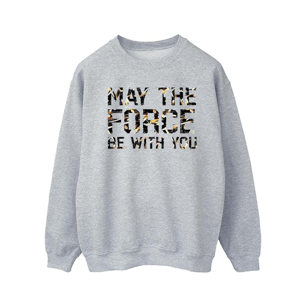 Star Wars Mens May The Force Infill Sweatshirt