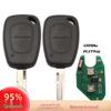 Двухкнопочный брелок Renault с чипом ID46 PCF7946 433 МГц