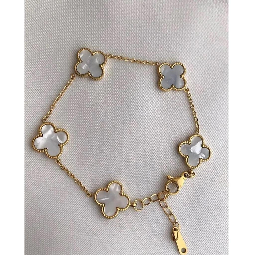 Стальной браслет «Розовый бутон»