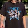 2026 Винтажная футболка с музыкального тура Twice, Футболка Twice This Is for Shirt, Четыре футболки Twice, Футболка Kpop с мирового тура Twice, Ретро футболка Twice This Is for Shirt