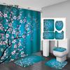 JINRUN Bathroom Thickened Waterproof Curtain Mildew Proof Shower Curtain Shower Partition Curtain Shower Curtain Bathroom Curtain Free Perforation