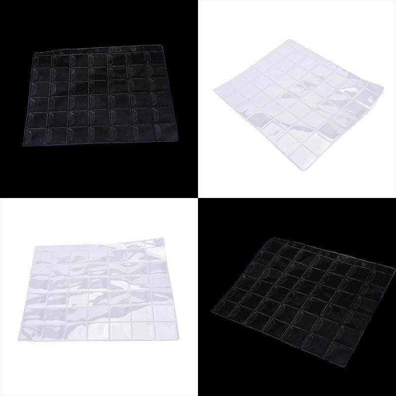 Прозрачный 42 кармана, пластиковые держатели для монет, чехол для хранения денег, альбом