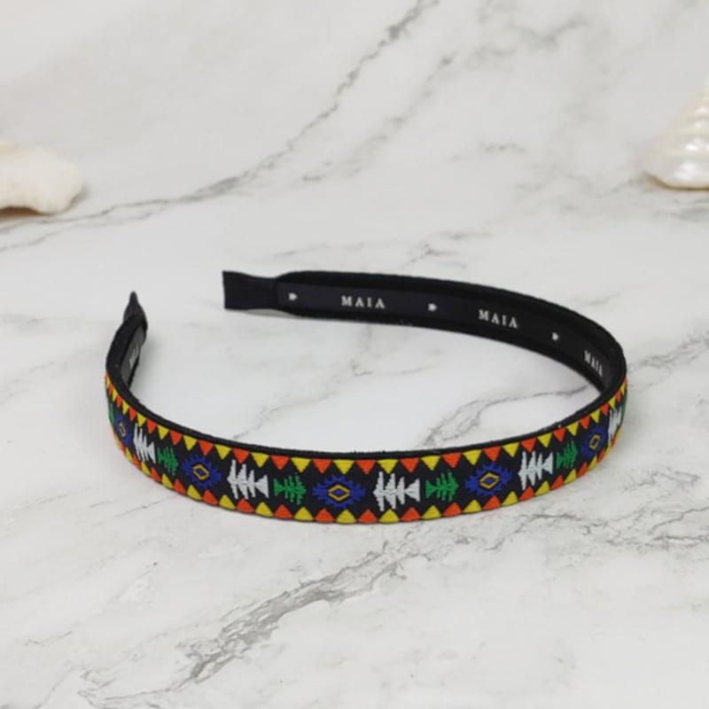MAIA Повязка на голову с геометрическим узором A1 (Выберите 2)