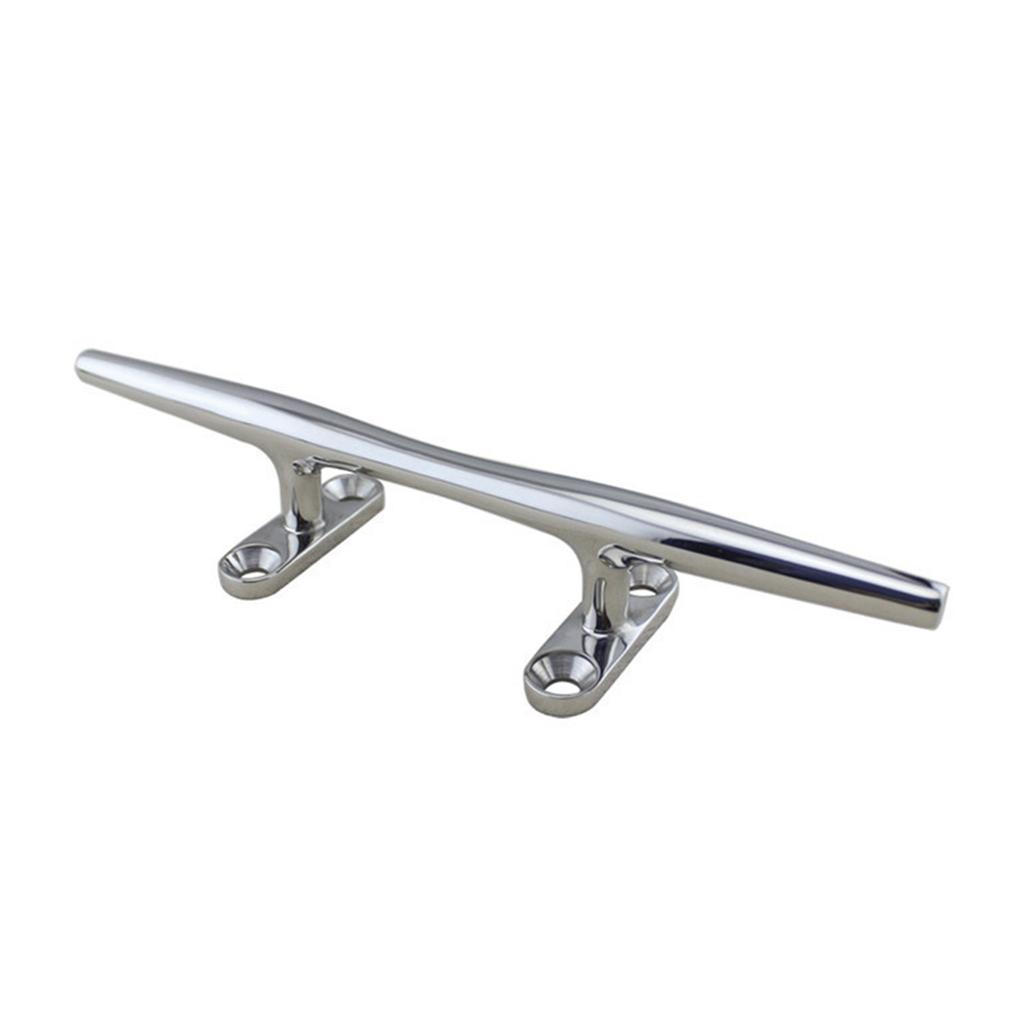 Boat Cleat Open Base 4/5/6//8/10/12 inch Dock Cleat 316 Stainless Steel Marine Grade Boats Hollow Base Cleats