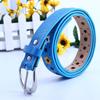 Flower Eyelet Decoration Colorful Fashionable Waistband Kids Belt Faux Leather Belt Waist Belt