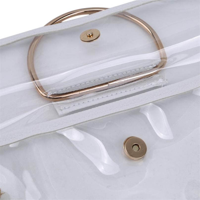 Hanging Handbag Organizer Closet Transparent Storage Bag Door Wall Clear Shoe Bag with Hanger Pouch