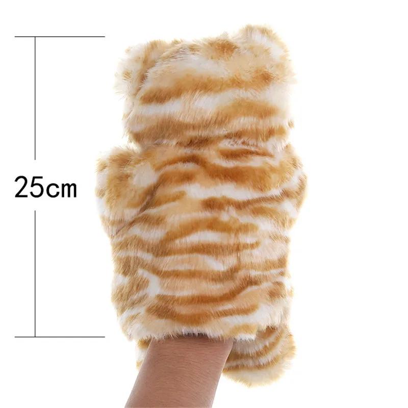 25cm Animal Hand Puppet Plush Toys Baby Educational Hand Finger Puppets Animal Stuffed Doll Toy Telling Story Kids Children Gift