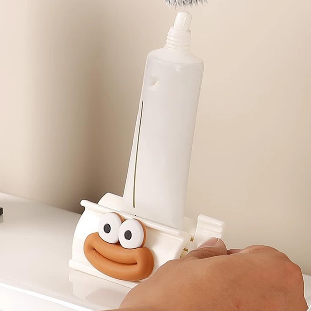 Automatic Toothpaste Roller Squeezer For Effortless Dispensing Eco Friendly PP Material Compact Design Multi Purpose Tube Press Tool