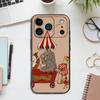 Retro Illustrations Silicone Phone Case For IPhone 17 16 15 14 13 12 11 X XS Plus Pro Max Shockproof Soft Cover