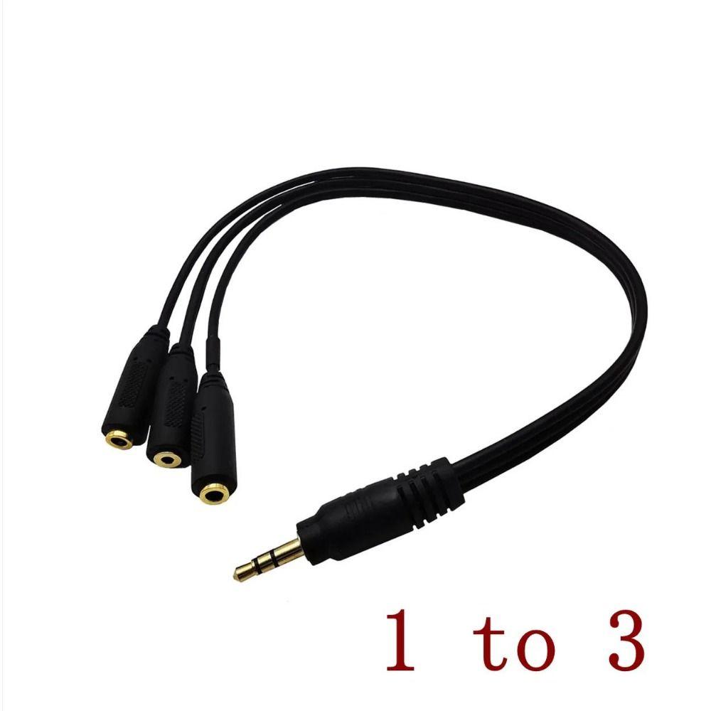 3.5mm Jack 3.5mm Aux Splitter Audio Cable 3.5mm 1/8 TRS Male HUB Splitter Audio Cable MP3 Speaker