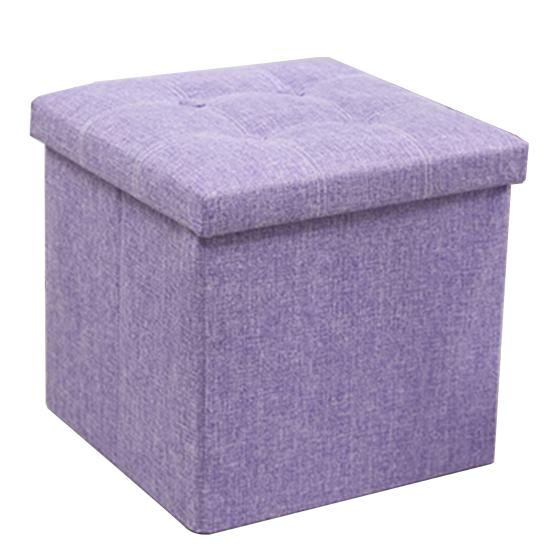 Табурет для хранения Многофункциональный складной большой емкости Водонепроницаемая ткань Стабильная скамейка для спальни Табурет с подставкой для ног с мягким сиденьем Организация мелочей