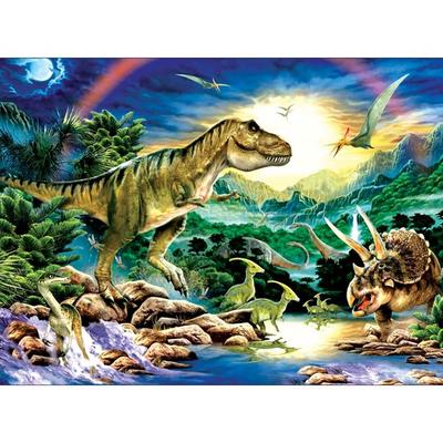 Пазл BN Puzzle Парк Юрского периода 150-12, разные цвета, 150 деталей