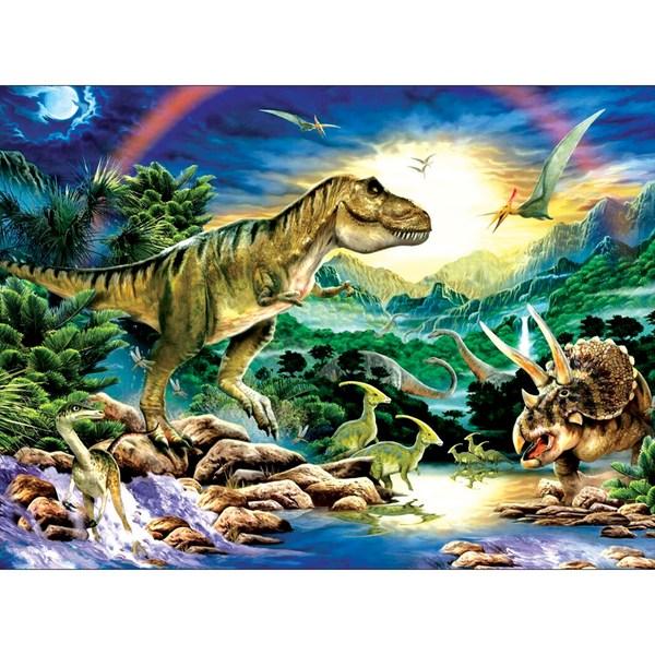 Пазл BN Puzzle Парк Юрского периода 150-12, разные цвета, 150 деталей
