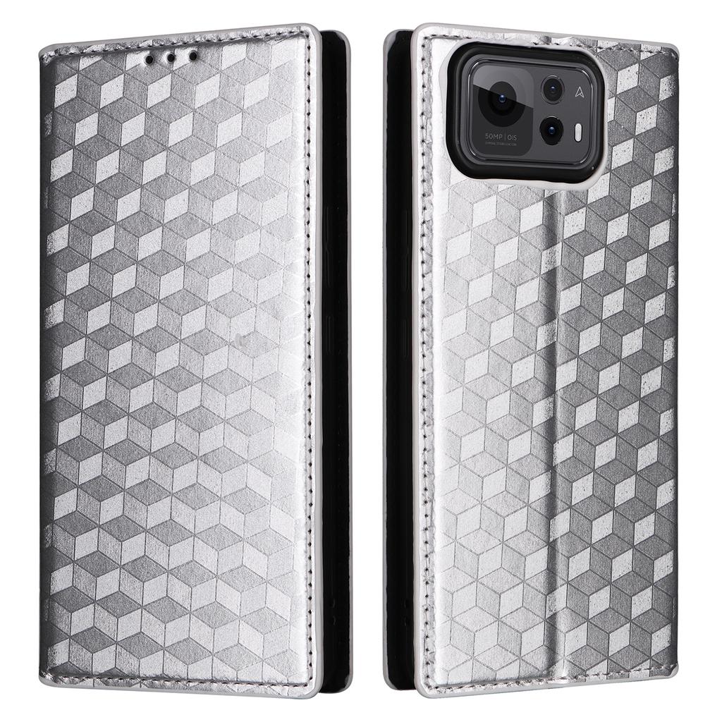 Для Asus Zenfone 12 Ultra 5G Чехол-кошелек Кожаный чехол для телефона с ромбовидным тиснением