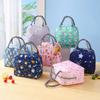 Cute Cartoon Color Lunch Box Bag Thermal Insulation Lunch Bag Students with Meals Office Workers Thickened Aluminum Foil Pouch