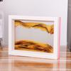 Moving Sand Art Picture 3D Dynamic Glass Modern Stylish Appearance for Living Room
