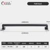 Oukali High Quality Modern Furniture Cabinet Handle Kitchen Bathroom Brushed Brass 5 Inch Matt Black Drawer Pull Handles