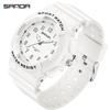 SANDA New Men Lady Watch Youth Student Casual Fresh Electronic Watches Quartz Fashion Versatile Waterproof Unisex Luminous