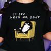 Funny Moody Cat T-Shirt, Introvert Humor Graphic Tee