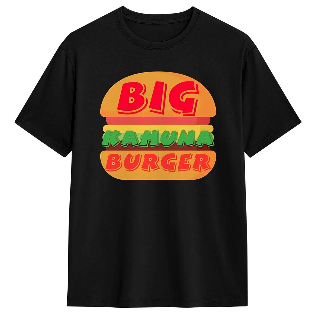 Novelty The Big Kahuna Burger T Shirt Unisexs Cotton Short Sleeve  Oneck Summer Tops Shirts