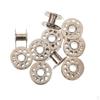 10 Pieces Silver Metal Bobbin Spool for Home Sewing Machine Dia.20mm 10mm Thickness
