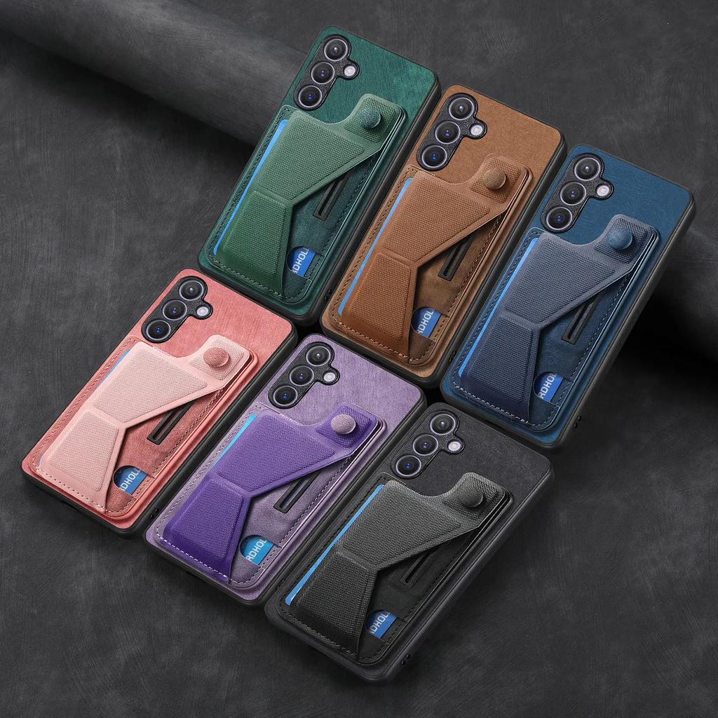 Кошелек с держателем для карт Чехол для телефона для Samsung Galaxy S23 FE S24 S22 Ultra Plus M15 A15 A25 A35 A55 A05 A05S A14 Задняя крышка из ПУ