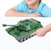 Inertia Tank Toy Kids Driven Rotatable Turret, Simulation Tanks for Children