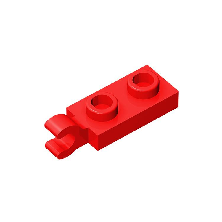 Свинья Радуга Детали MOC 63868 42923 Пластина Специальная 1 x 2 с Зажимом Горизонтально на Конце Строительные Блоки DIY Совместимый Техно Игрушка