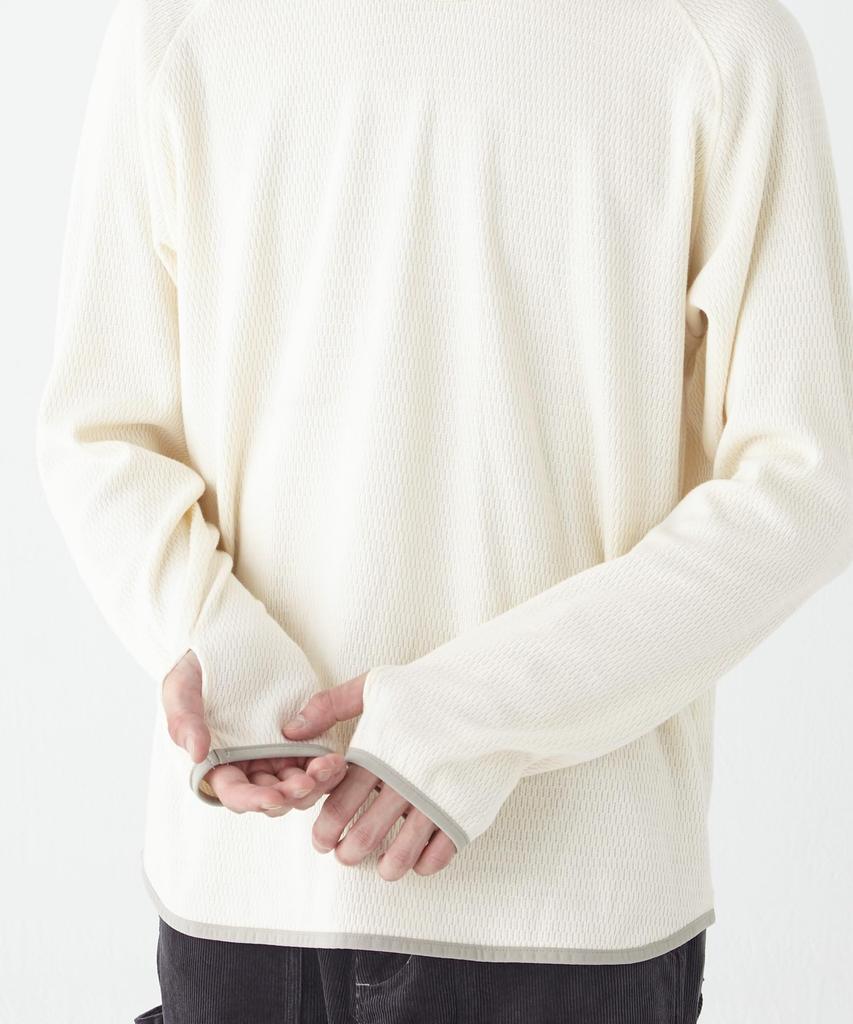 Терморукав с окантовкой для футболки Natural [Cliff Mayer] для мужчин, X-LARGE,